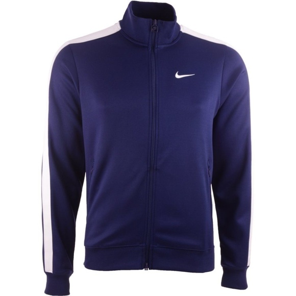 navy blue nike track jacket